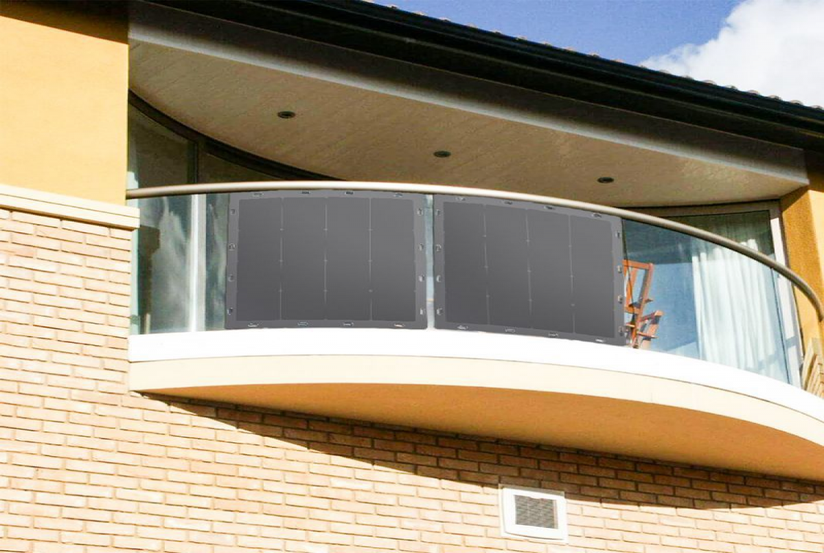 210W flexible solar panel HPBC solar cell balcony outdoor RV roof solar